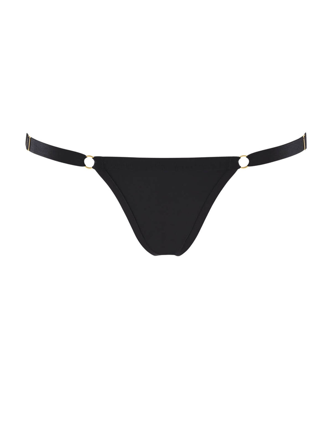 Aubade Boîte à Désir Mini Coeur Chain Open Back Brief in Black - Sexy Women's Lingerie