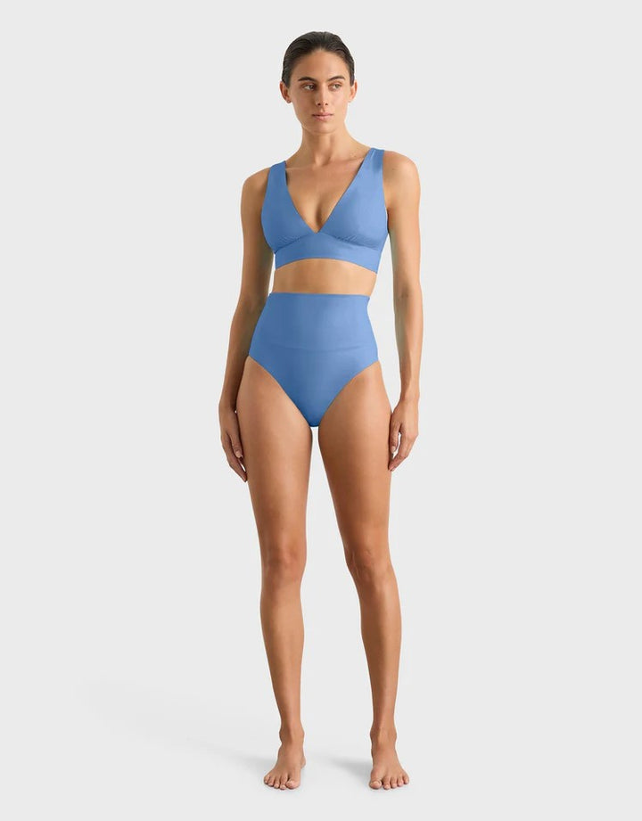 Bondi Born Amelia Bikini Top - Delft Blue