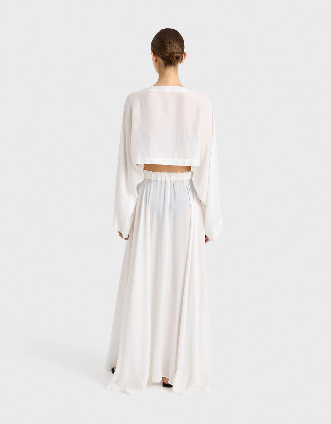Bondi Born Cremona Maxi Skirt in White