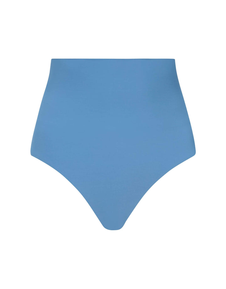 Bondi Born Faith High Waist Bikini Bottom - Delft Blue