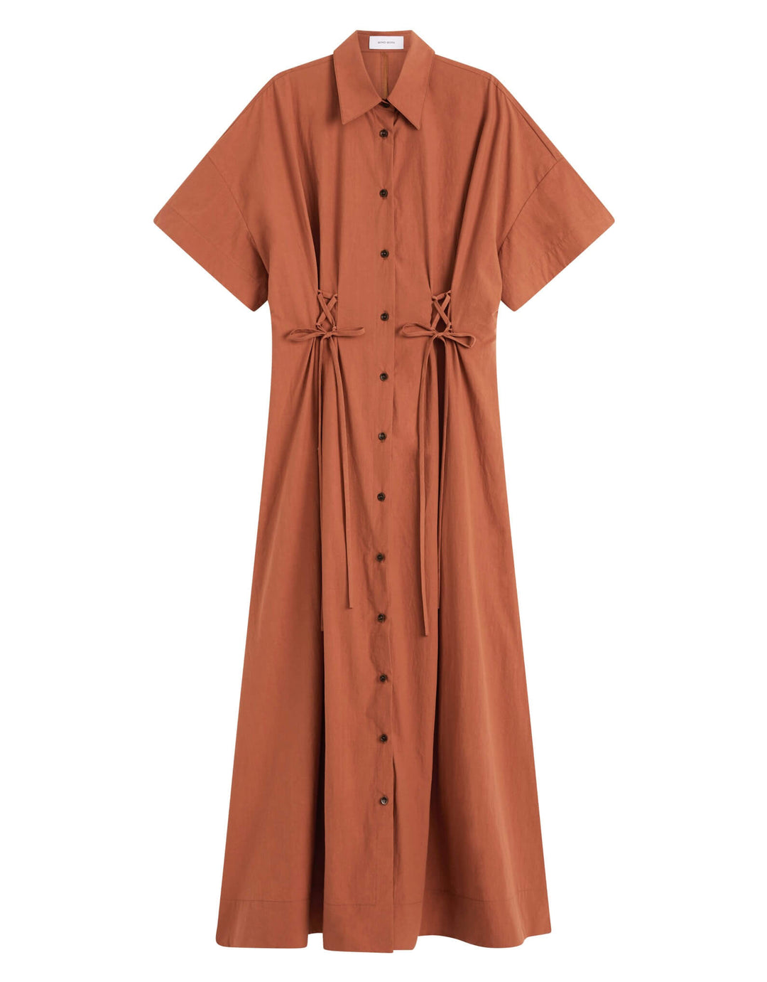 Bondi Born Kyoto Lace Front Shirtdress in Sienna | Catriona