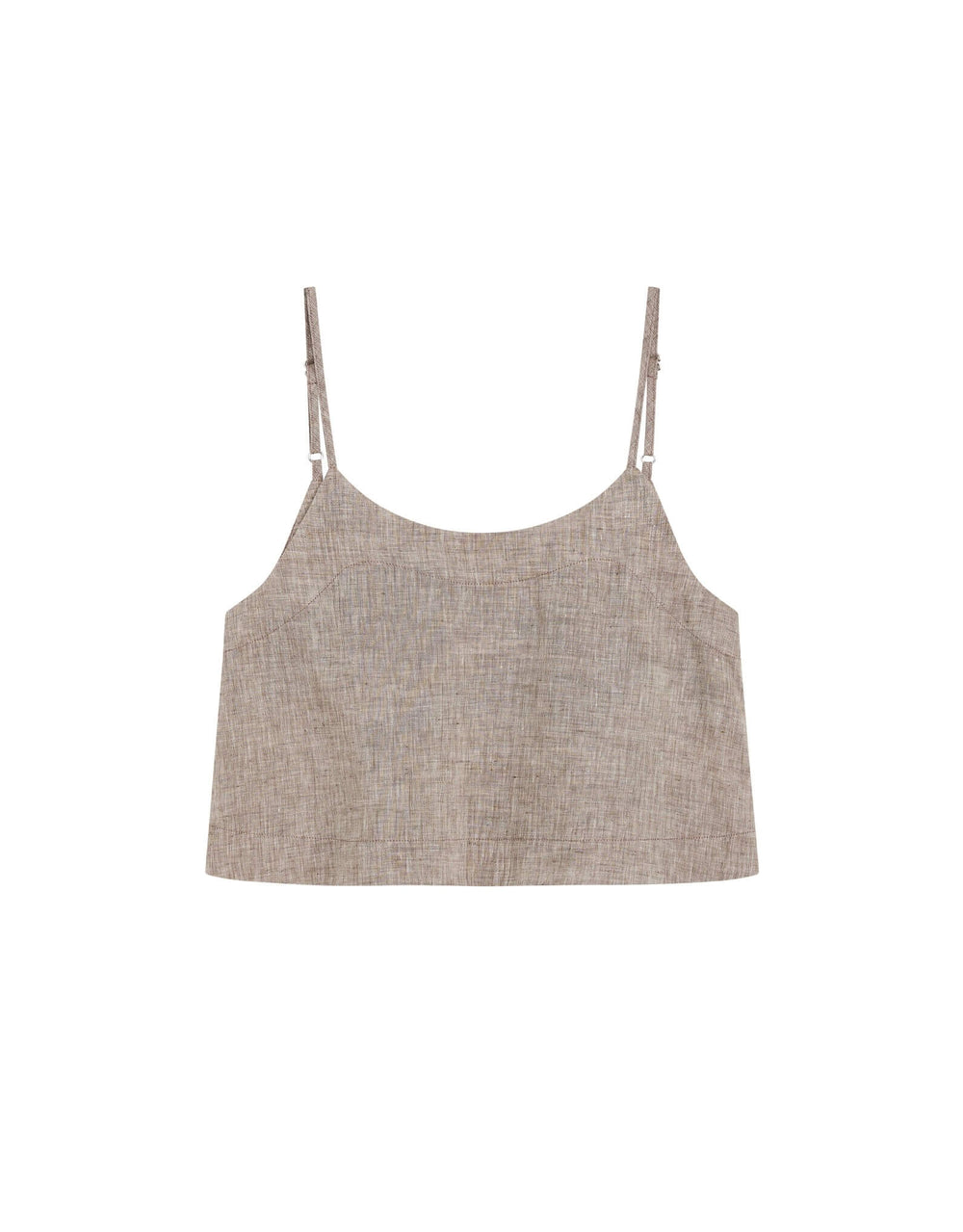 Leiden Universal Linen Cami Sepia