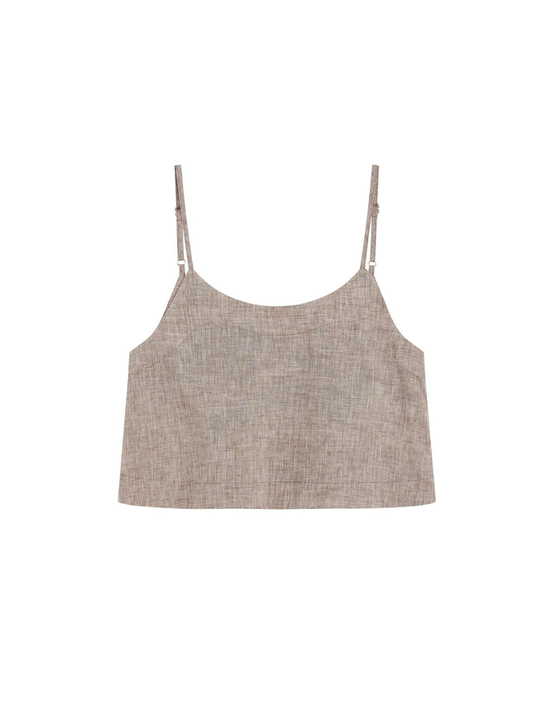 Leiden Universal Linen Cami Sepia