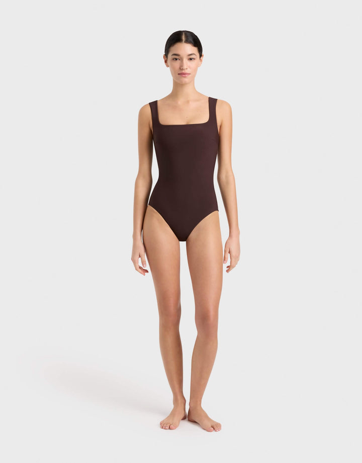 Bondi Born Mackinley One Piece Mocha Designer Swimwear B-DD Cups