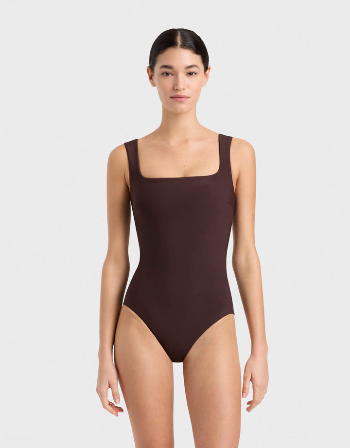 Bondi Born Mackinley One Piece Mocha Designer Swimwear B-DD Cups