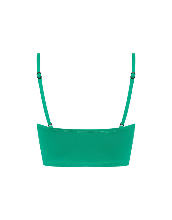 Bondi Born Sandy Bandeau Bikini Top Emerald - Green