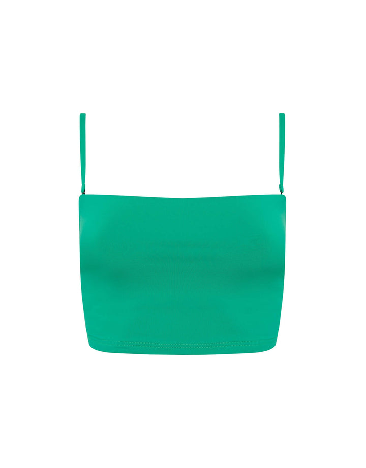 Bondi Born Sandy Bandeau Bikini Top Emerald - Green