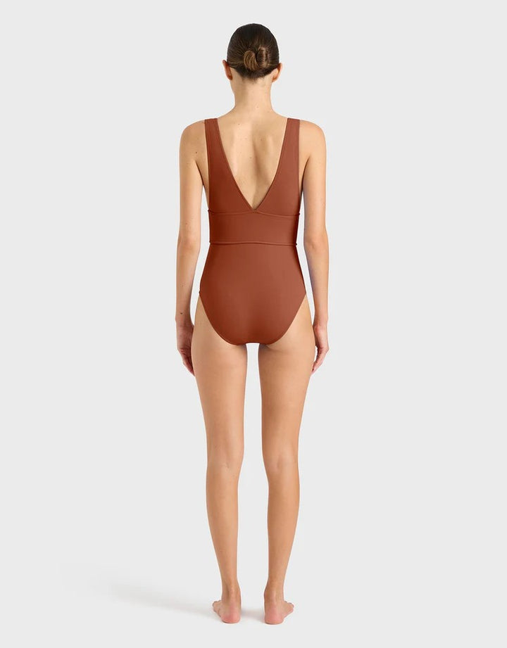 Bondi Born Victoria One Piece Swimsuit, Copper