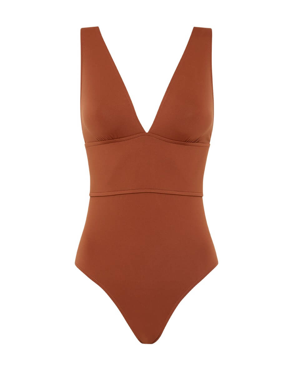 Bondi Born Victoria One Piece Swimsuit, Copper