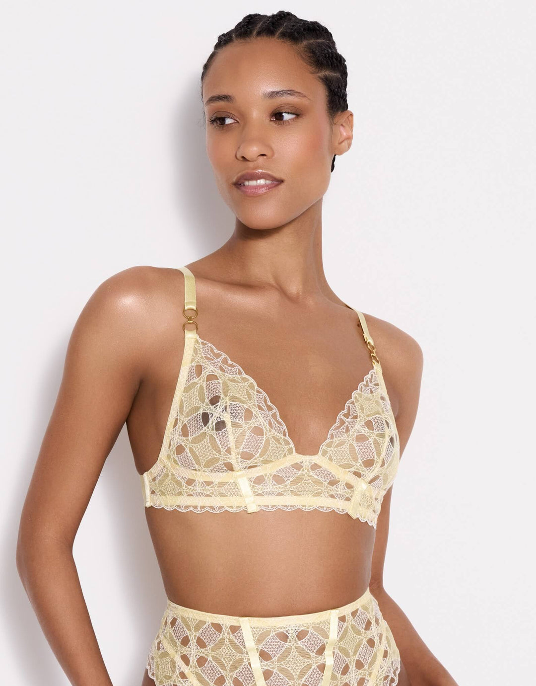 Bordelle Alto Soft Cup Bra Lemon Yellow