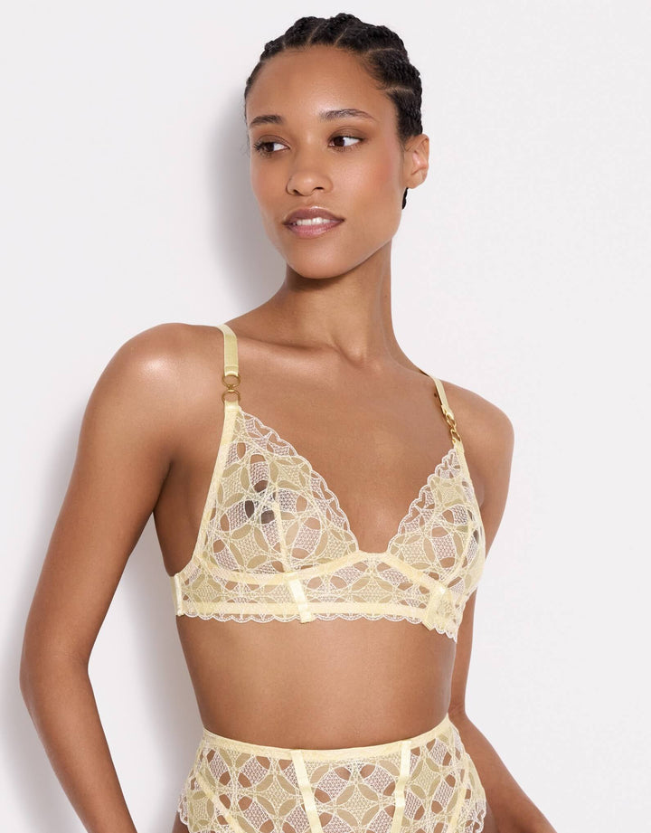 Bordelle Alto Soft Cup Bra Lemon Yellow