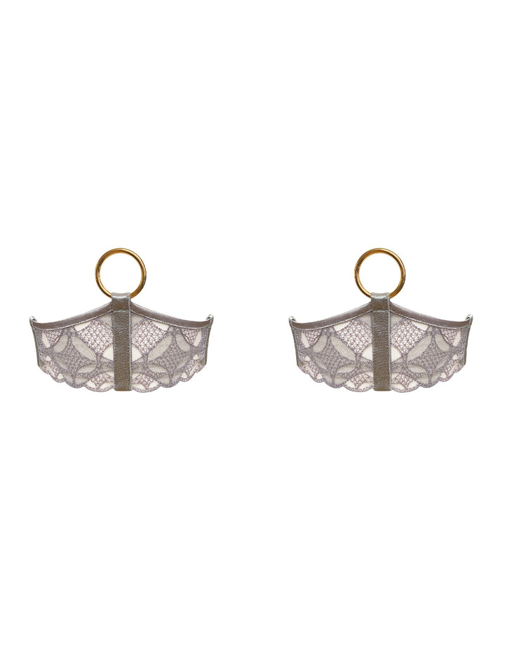 Bordelle Alta Garters Platinum