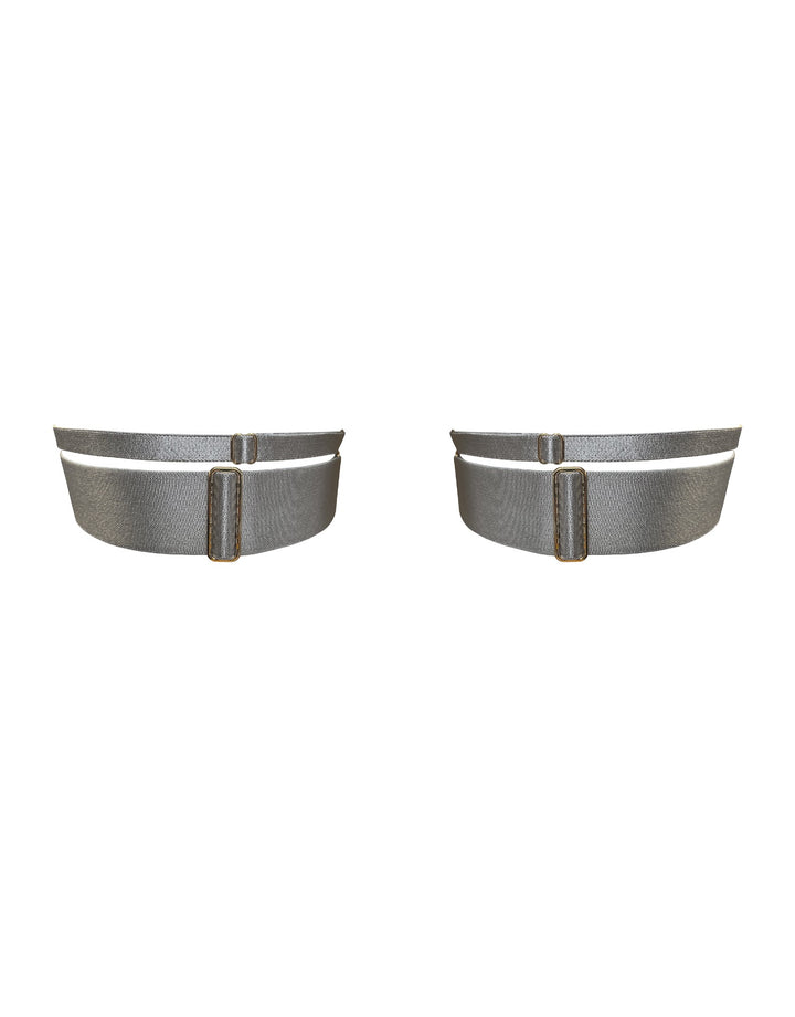 Bordelle Alta Garters Platinum