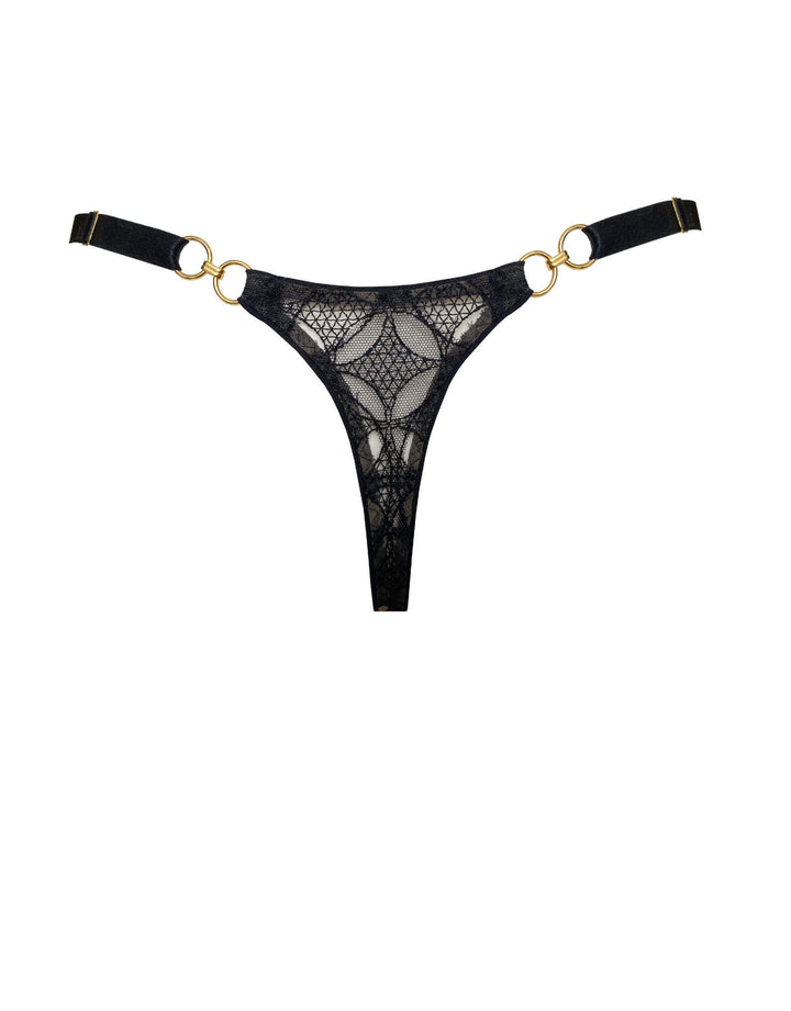 Bordelle Alta Thong Black
