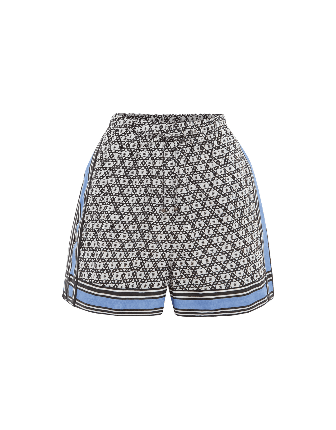 Boteh Scarpa Linen Short I- blue print