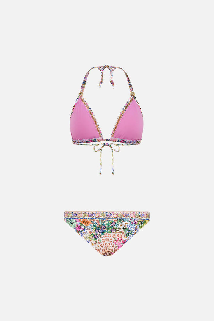 Camilla Ball Bikini Set, Flowers of Neptune I Floral Triangle Bikini