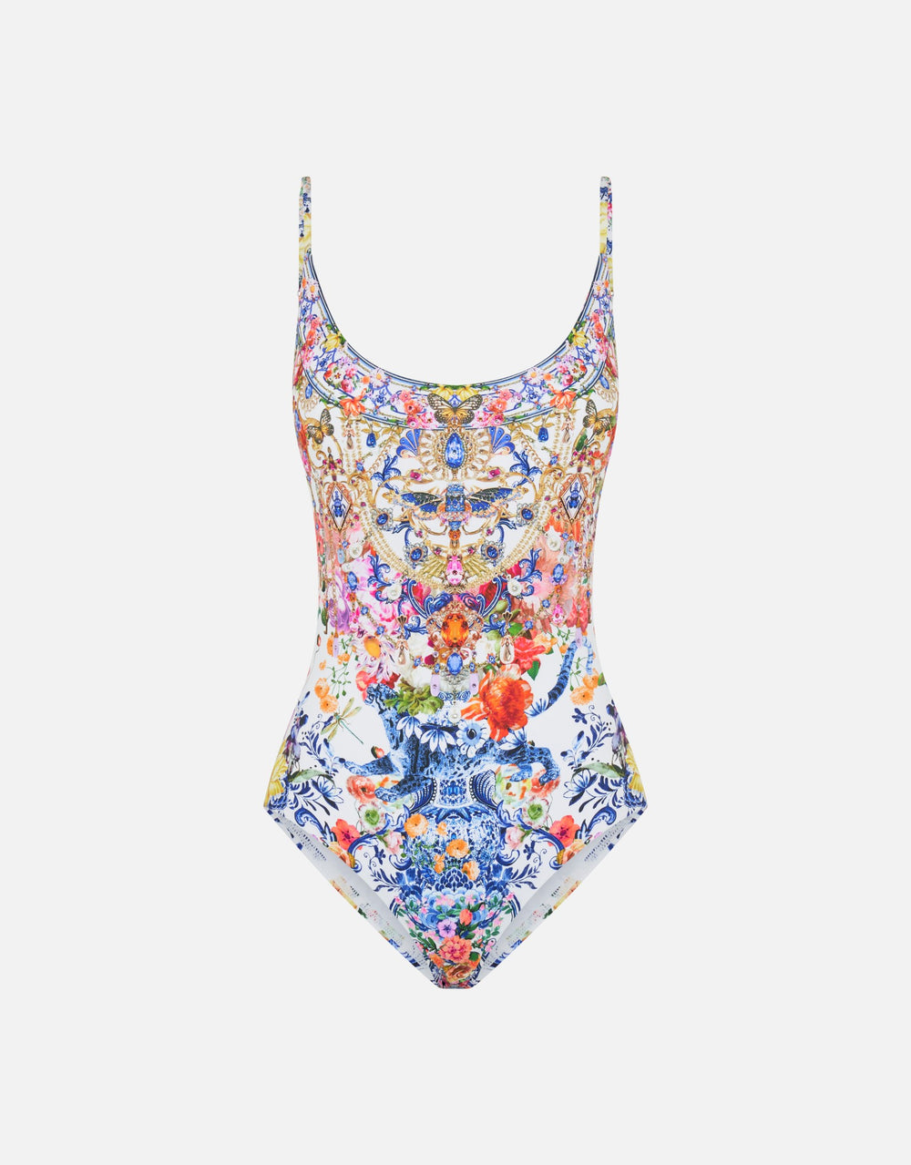 Camilla Scoop Neck One Piece Swimsuit, Dutch Is Life, B-C Cup Floral