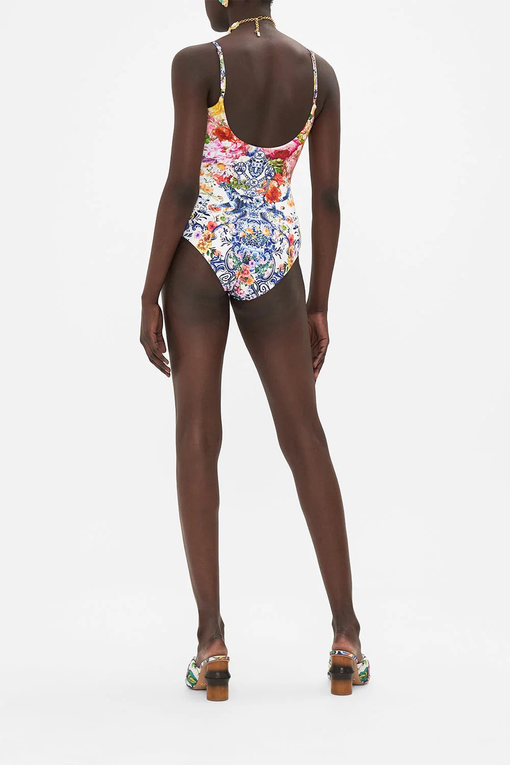 Camilla Scoop Neck One Piece Swimsuit, Dutch Is Life, B-C Cup Floral