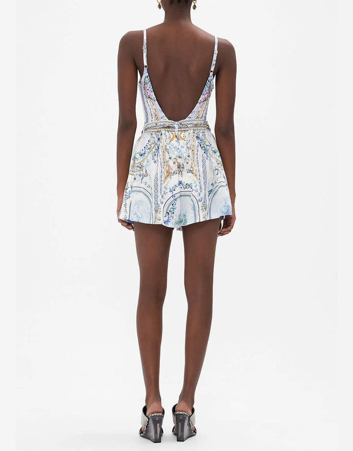 Camilla Tuck Front Shorts, Season of the Siren  - Blue