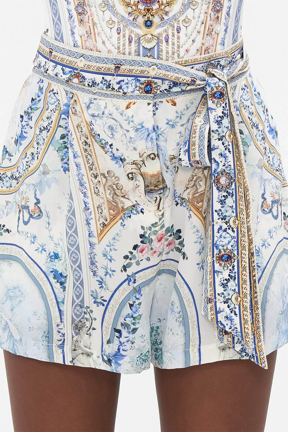 Camilla Tuck Front Shorts, Season of the Siren  - Blue
