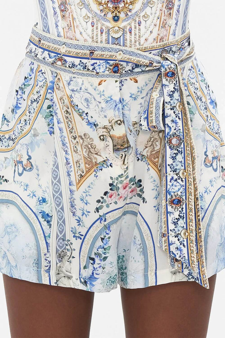 Camilla Tuck Front Shorts, Season of the Siren  - Blue