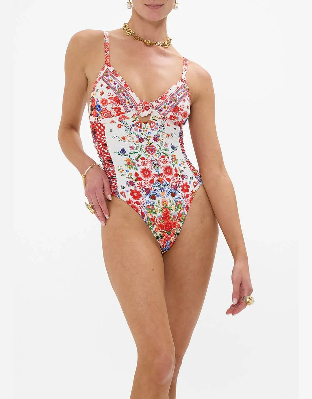 Camilla Faith, Luck & Justice Knot Front One Piece
