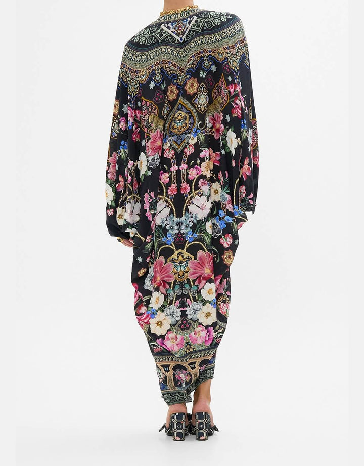 Camilla Midnight in Monserrate Long Silk Kaftan