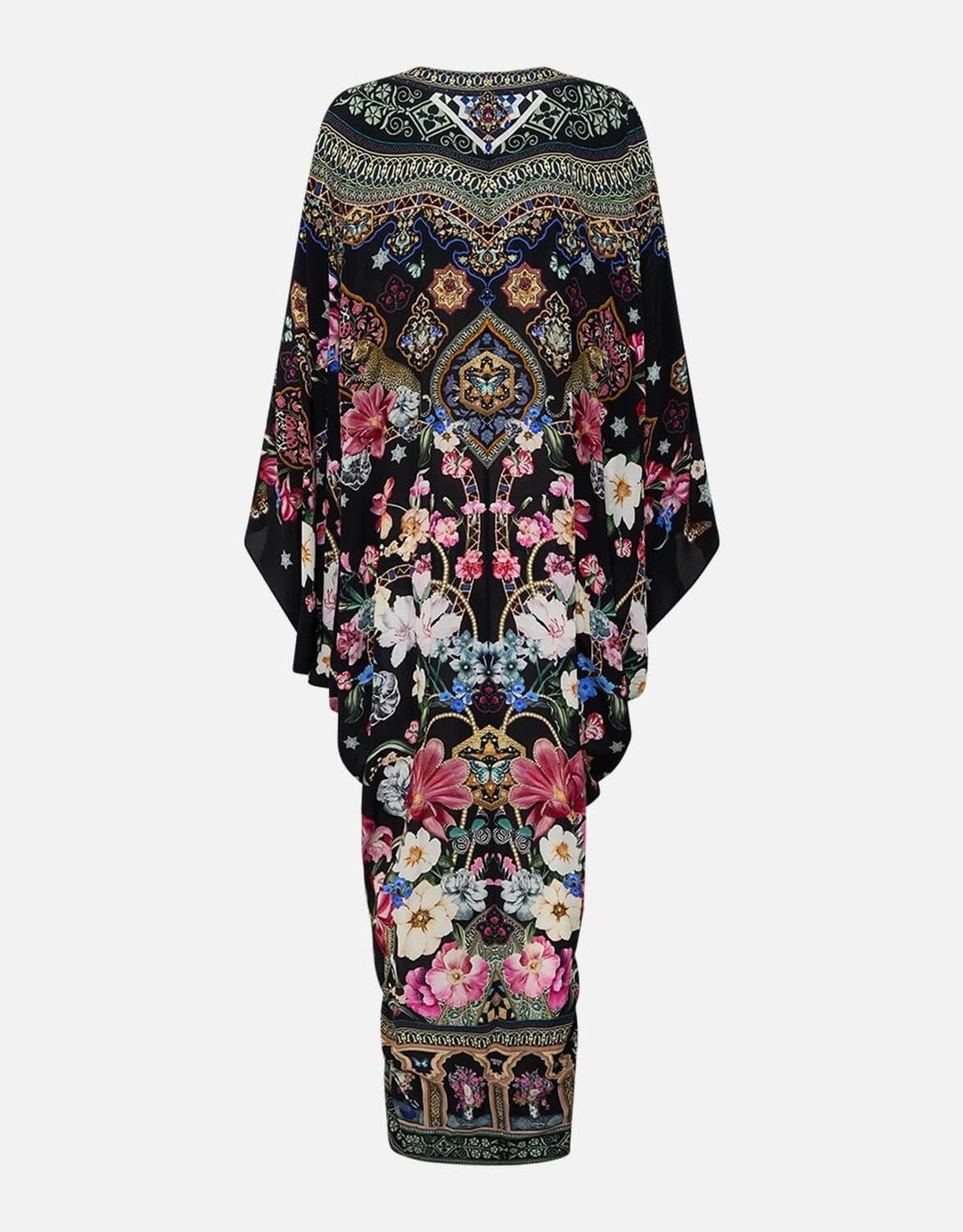 Camilla Midnight in Monserrate Long Silk Kaftan