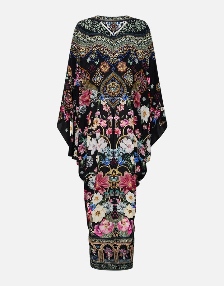 Camilla Midnight in Monserrate Long Silk Kaftan