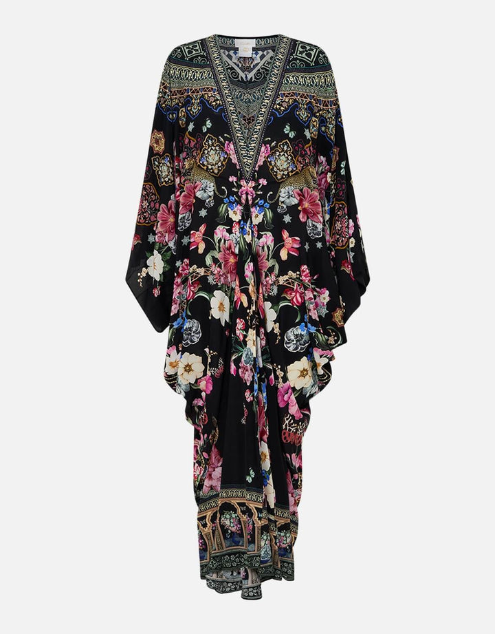 Camilla Midnight in Monserrate Long Silk Kaftan