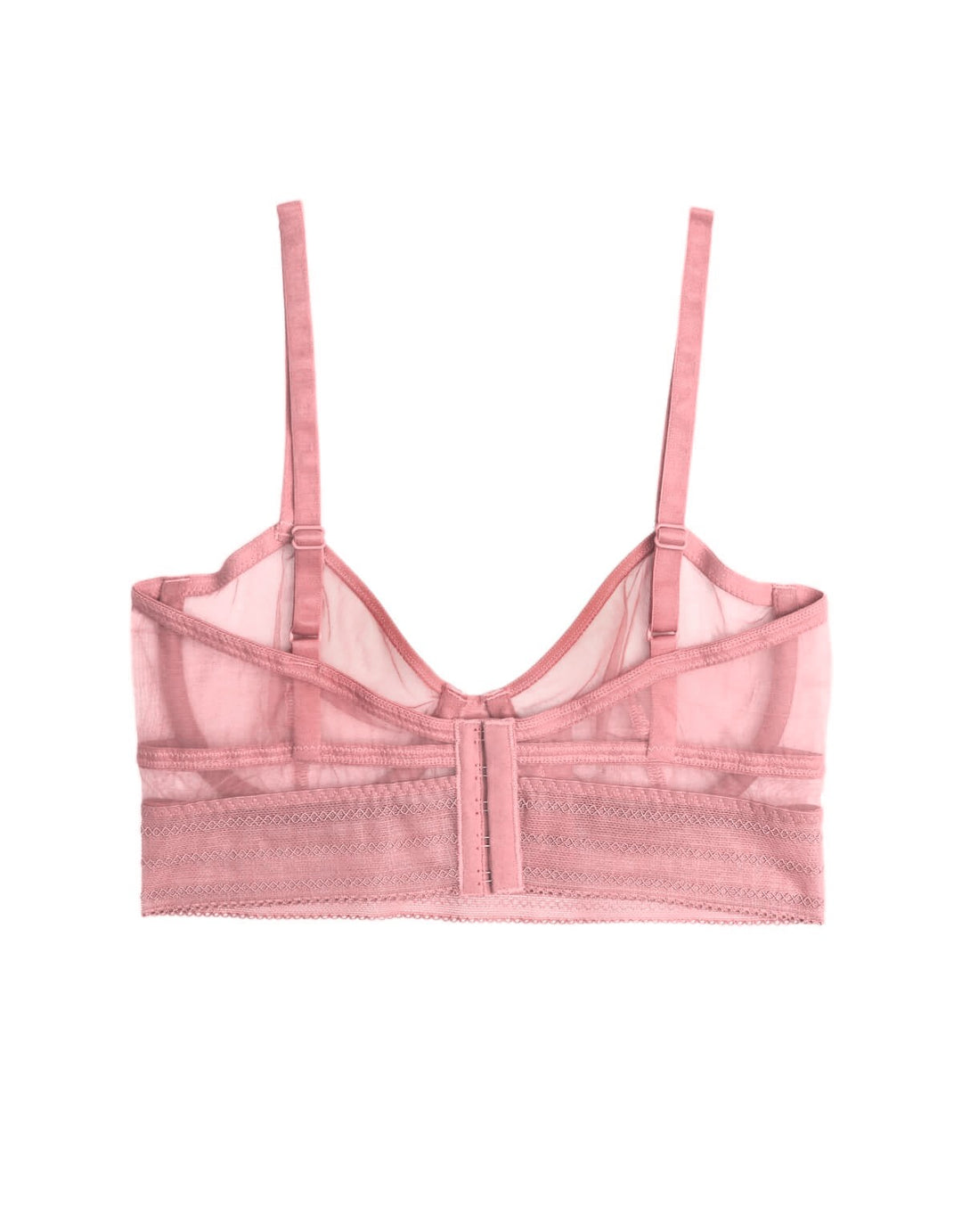 Else Lingerie Bare Underwire Longline Bra Rose Dust