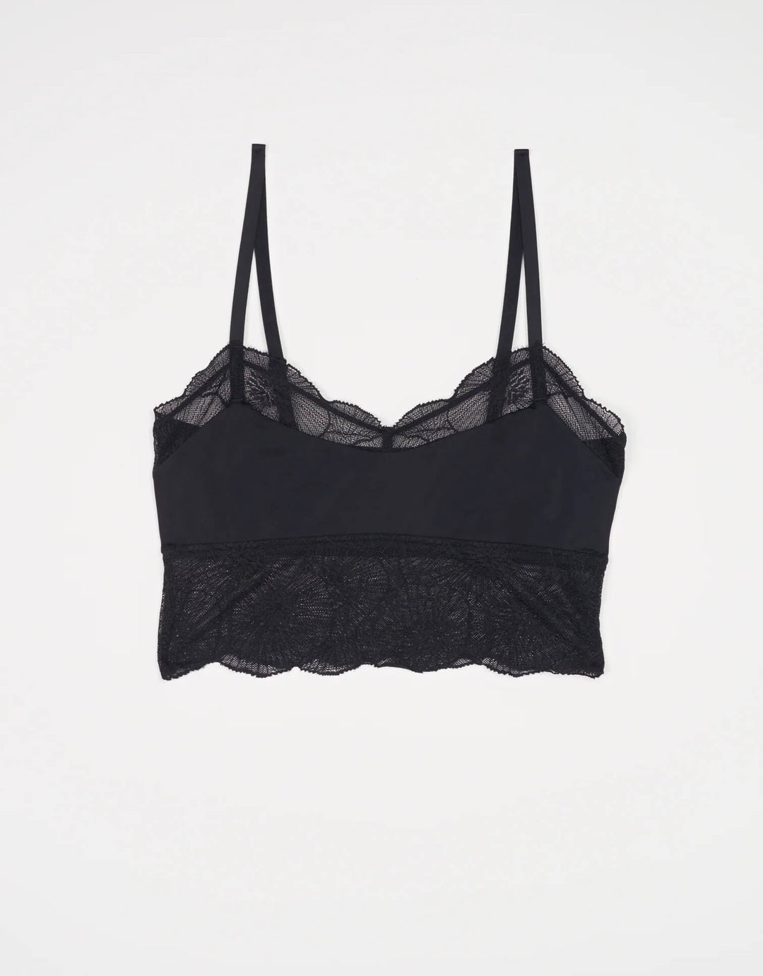 Else Lingerie Anemone camisole in black with delicate floral lace
