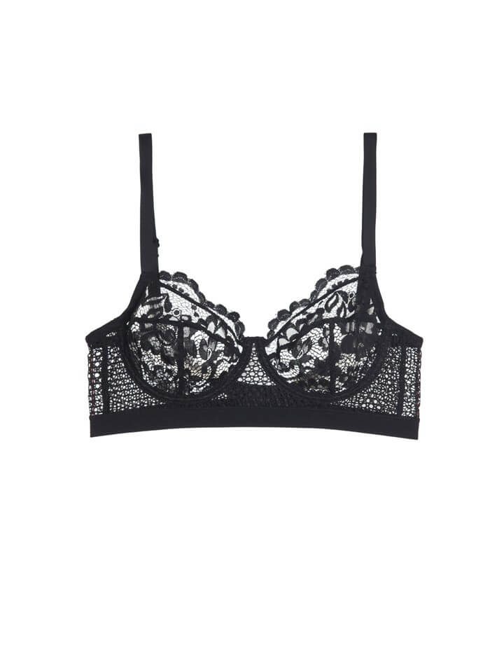 Else Lingerie Petunia Full Cup Underwire Bra Black