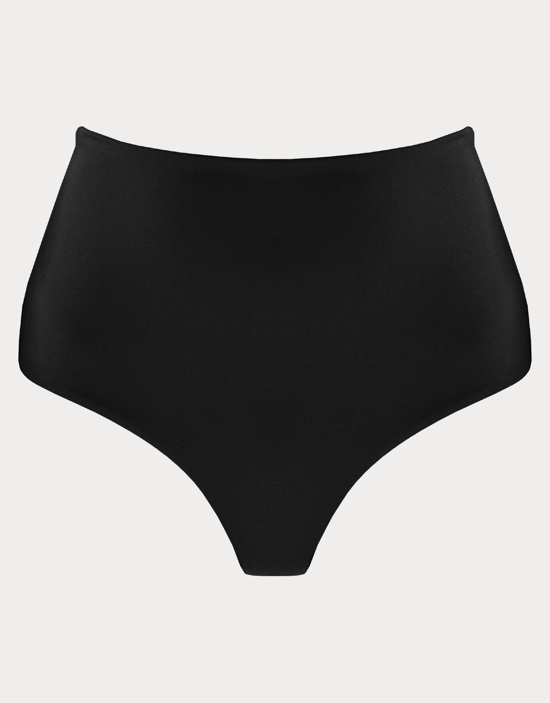 Form and Fold High Rise Bikini Bottom Black