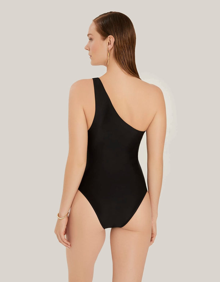 Lenny Niemeyer Amorphous Shoulder One Piece - Black