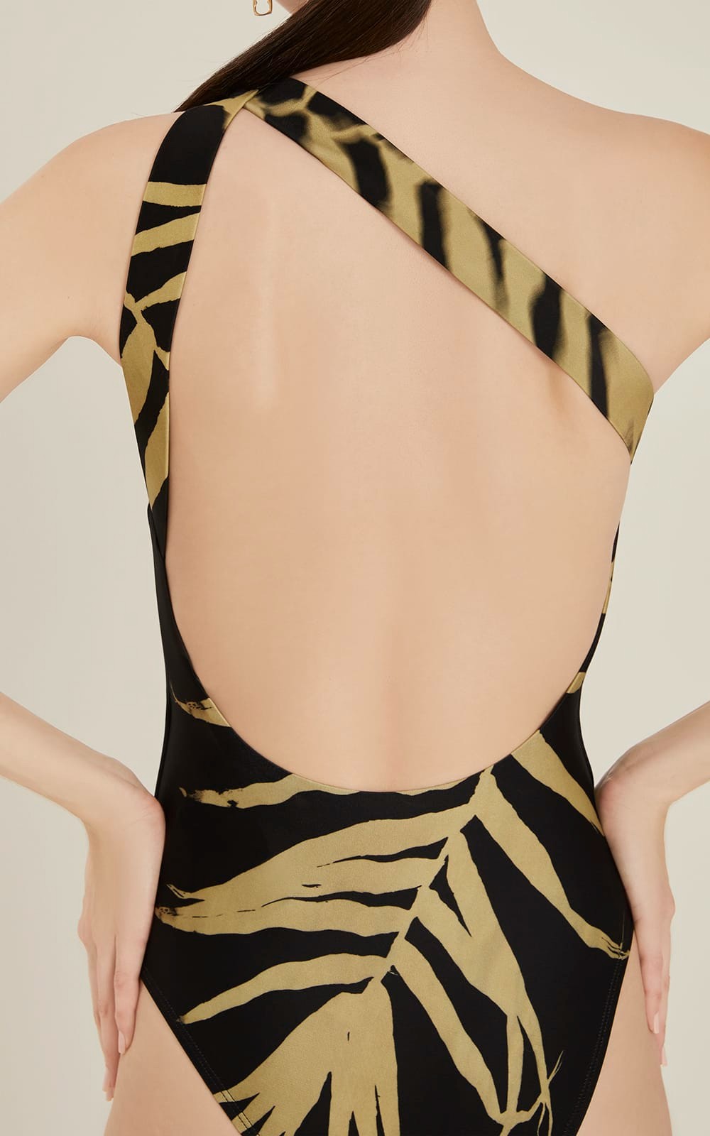 Lenny Niemeyer Shoulder Strap One Piece Reflection Black