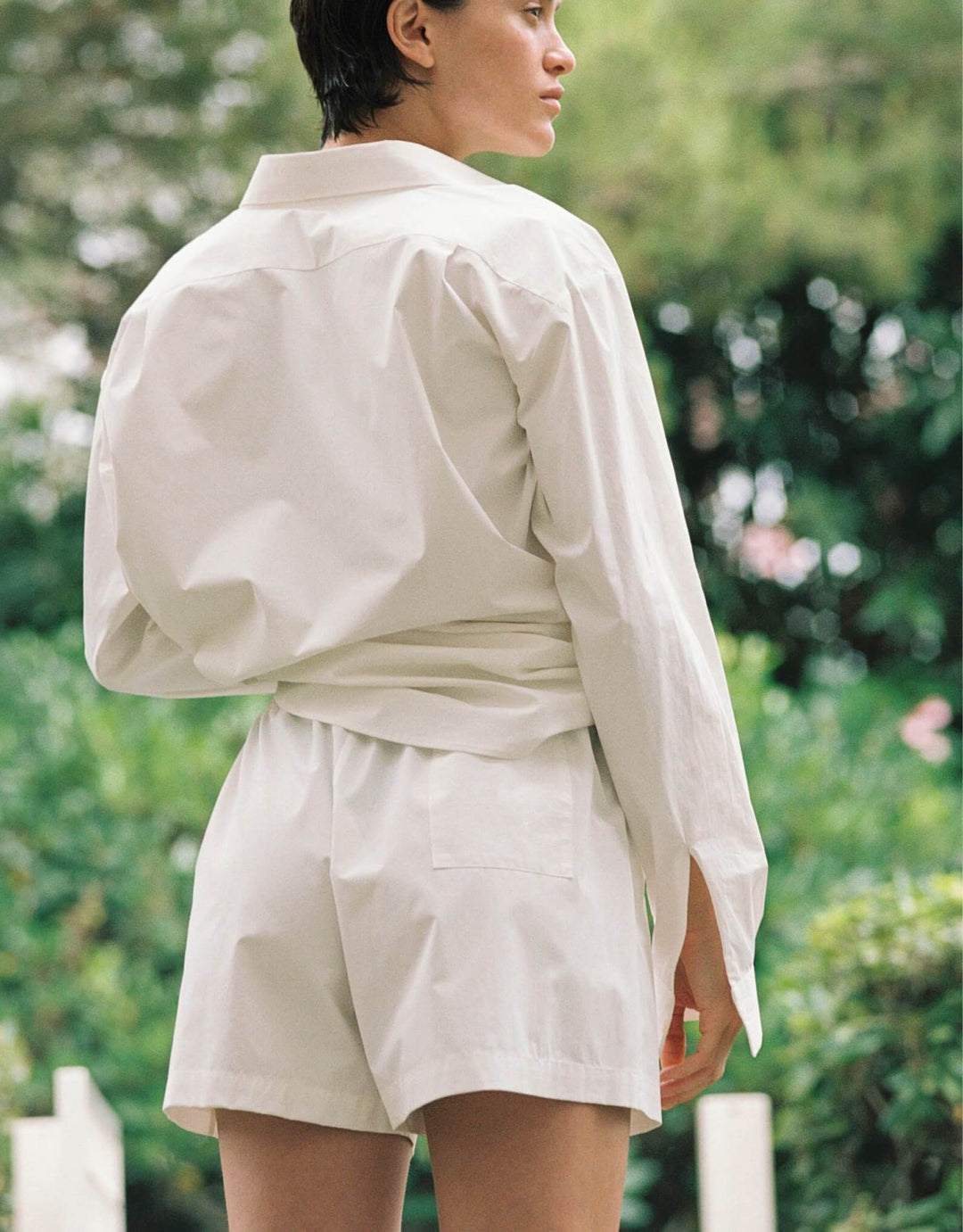 Lido cotton poplin shorts