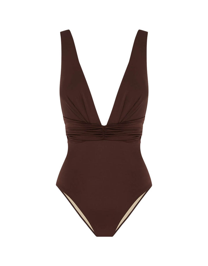 Peony Swimwear Everlasting One Piece Swimsuit, Grenache