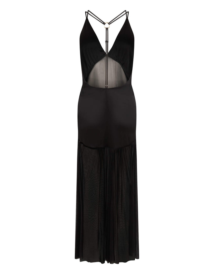 Sleeping with Jacques Diana Slip Dress - Black
