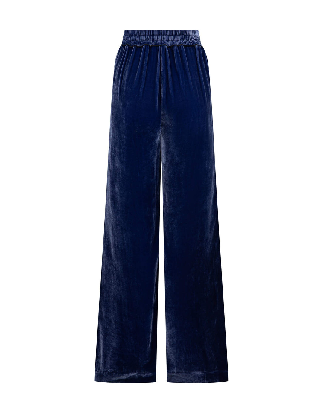 Sleeping with Jacques Velvet Wide Leg Pant - Indigo Blue