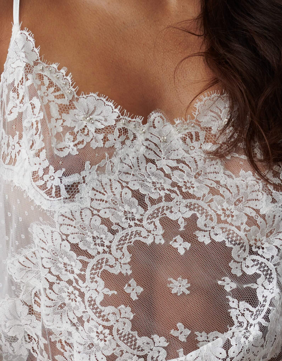 Shell Belle Anais Lace Camisole in Cream