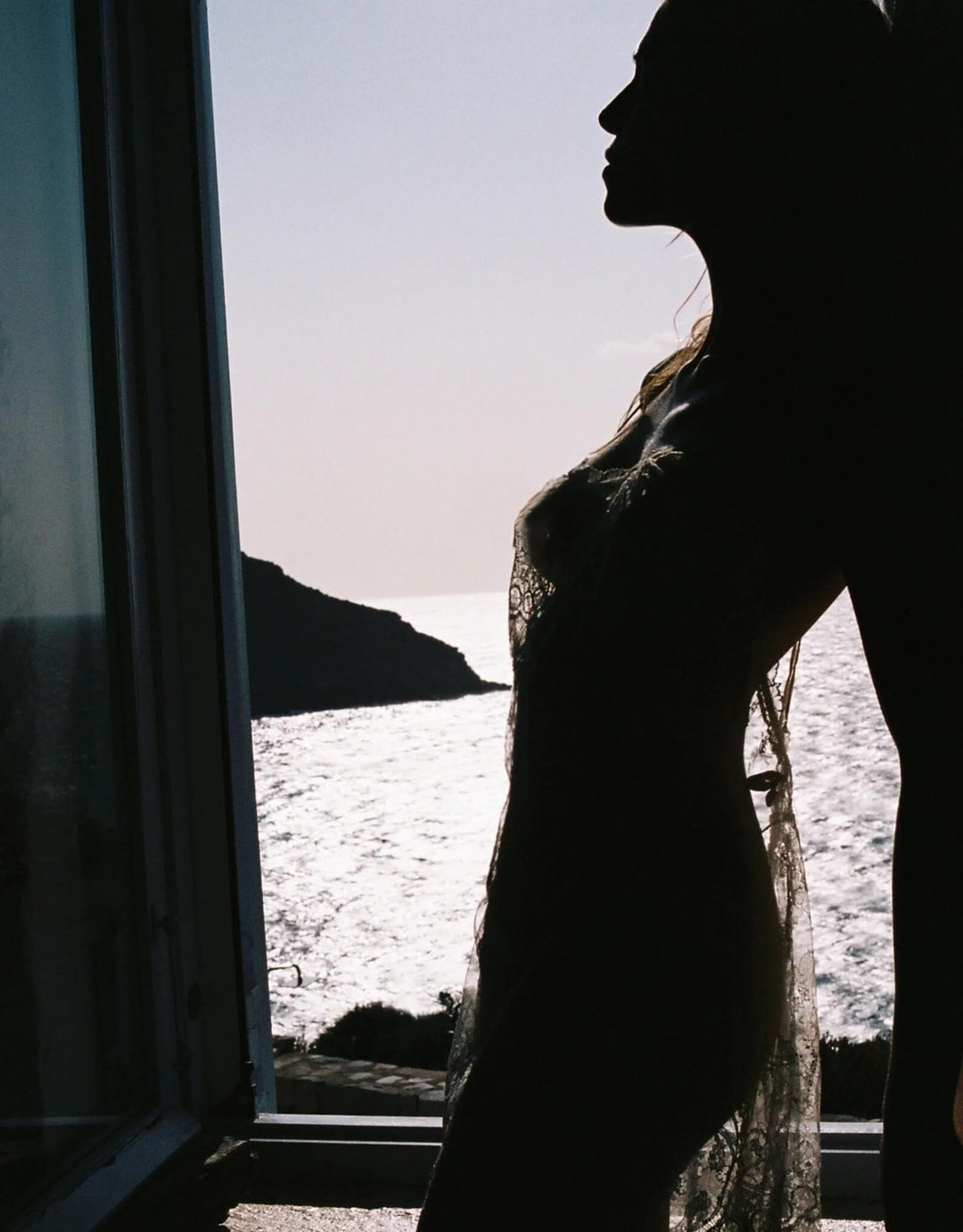 Shell Belle Couture Eloise Chemise & Brief in White Lace