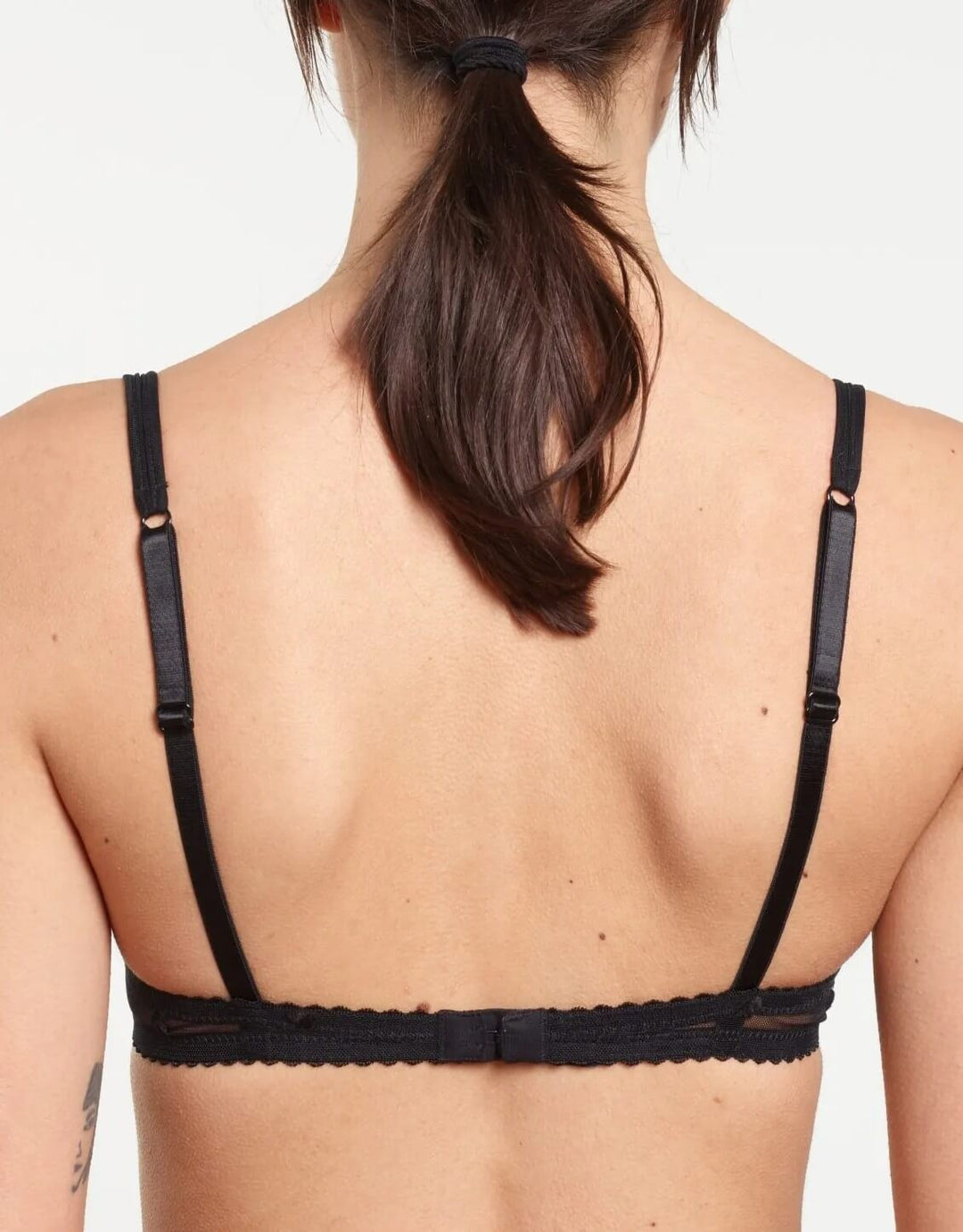 Yasmine Eslami Iris Balcony Bra Black