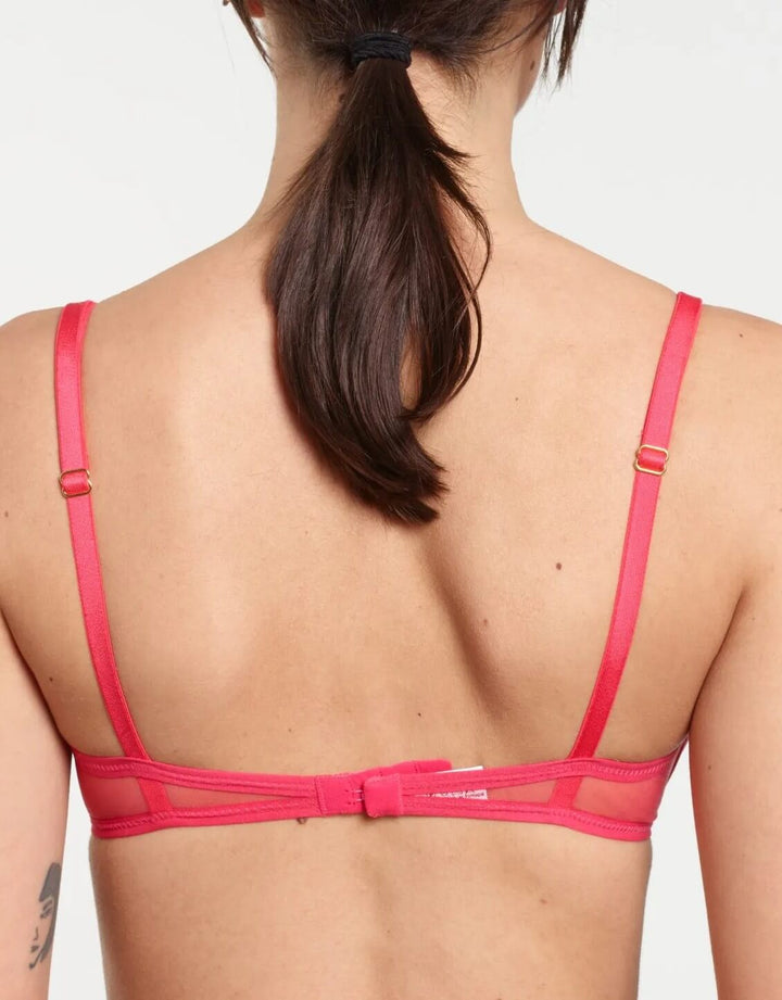 Yasmine Eslami Jeanne Moulded Underwire Bra Candy