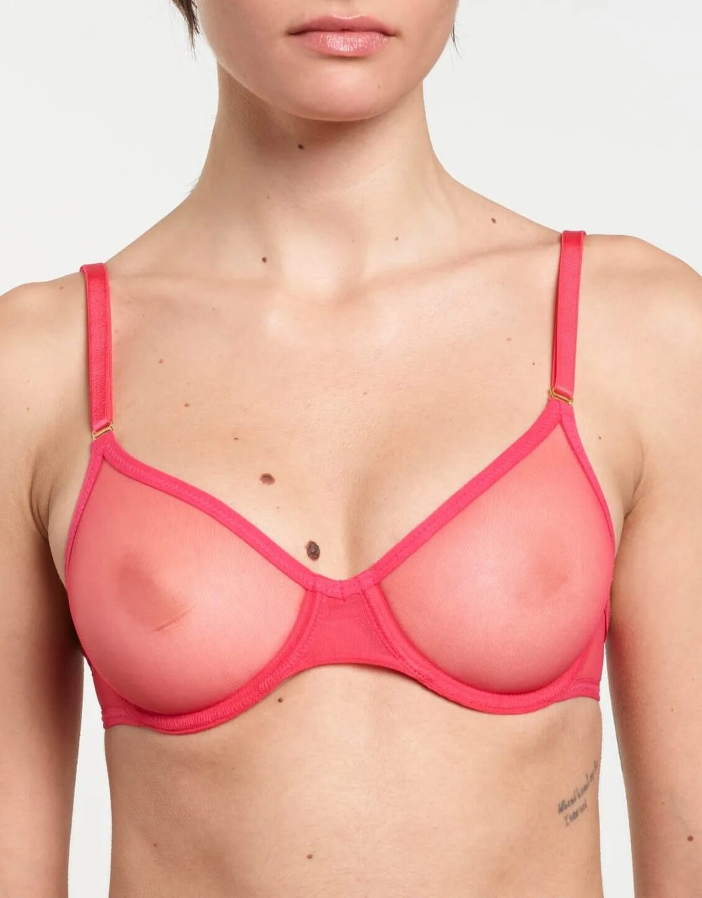 Yasmine Eslami Jeanne Moulded Underwire Bra Candy