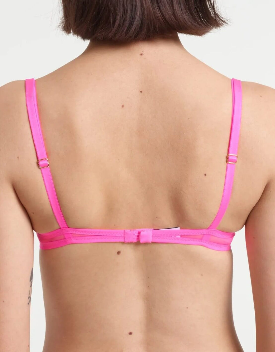 Yasmine Eslami Jeanne Moulded Underwire Bra Happy Bright Pink