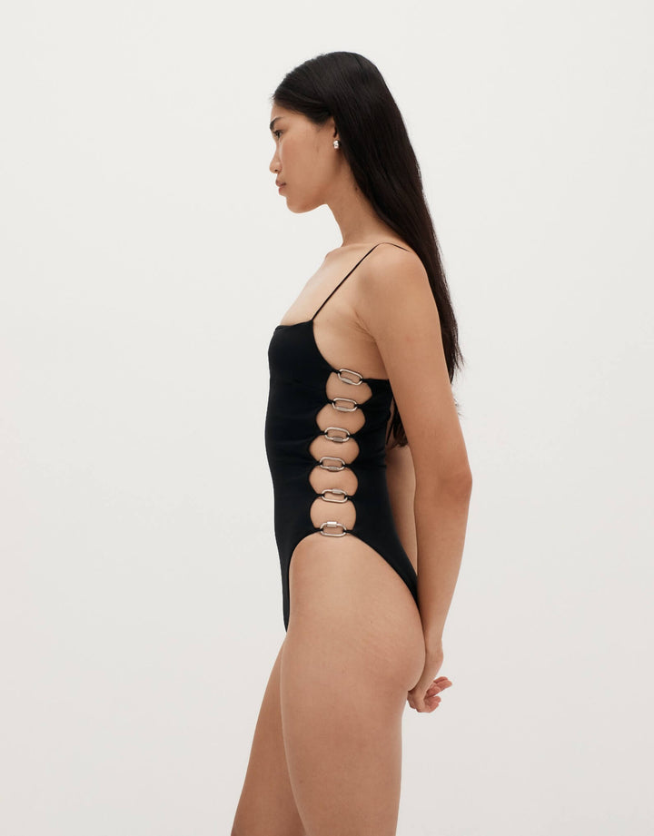 Ziah Bravissimo Hardware One Piece Swimsuit