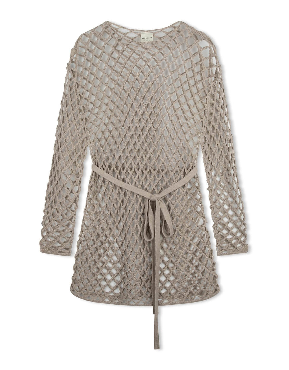 Zulu & Zephyr Husk Lattice Knit Tunic