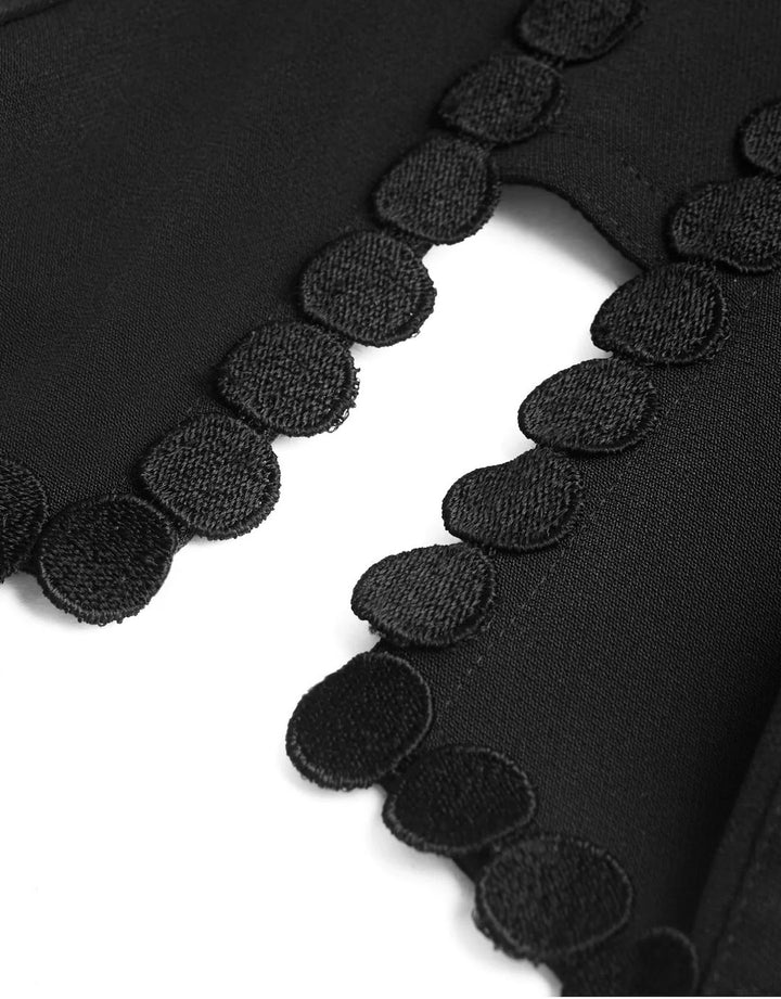 Cadolle Square Neckline Corset Black Luxury Designer French Lingerie