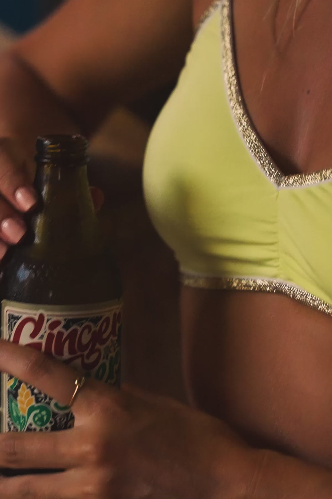 La Nouvelle Georgia Comfort Bra in Yellow Chou